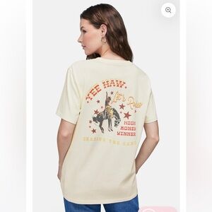 Rodeo Cowboy Ryan Tee Eggnog Sz S NWT